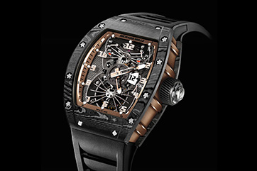 Richard Mille RM 022「重磅飞行器」陀飞轮双时区腕表亚洲版