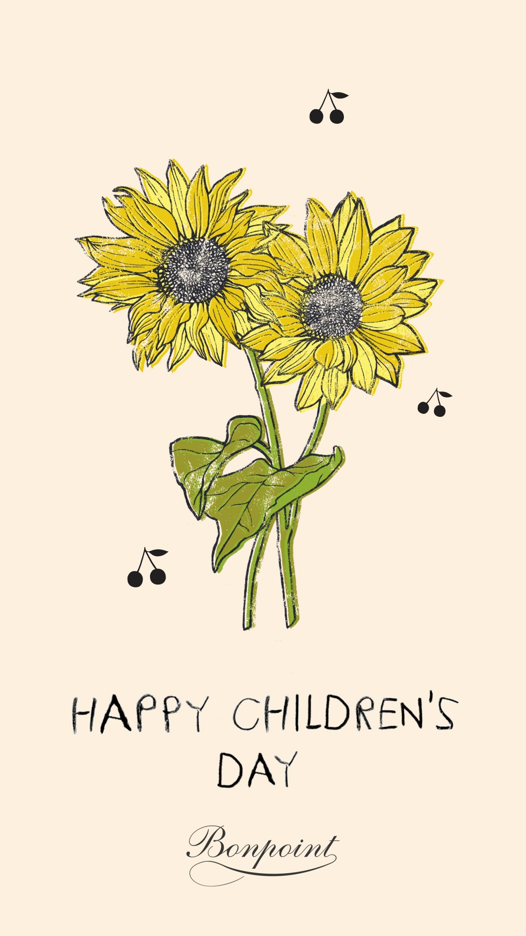 sunflowers kids day greeting image.jpg